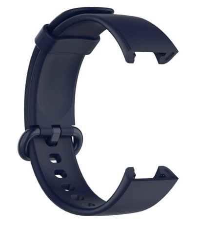 Strap-it® Strap-it Xiaomi Mi Watch Lite siliconen bandje (donkerblauw)