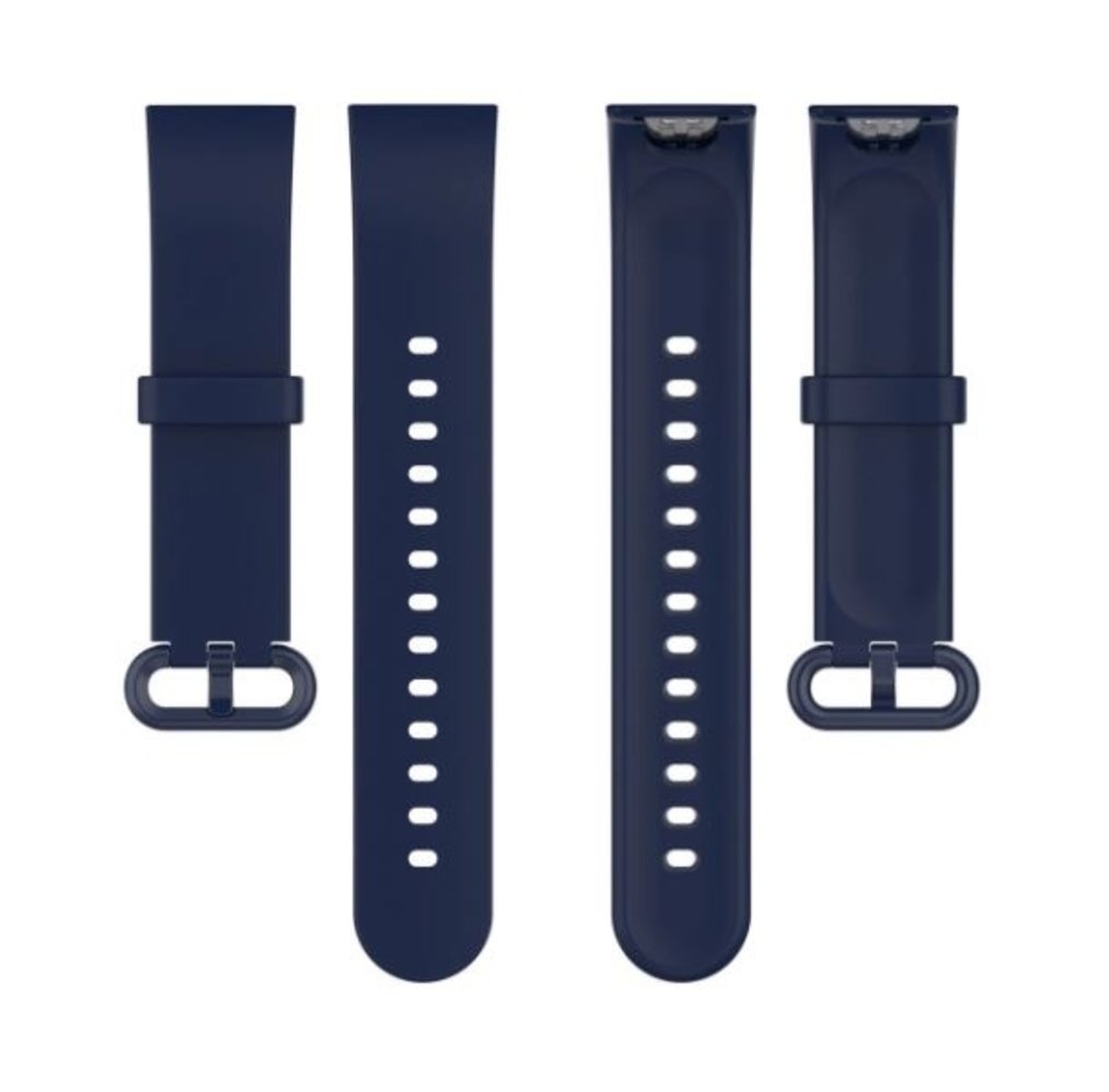 Strap-it® Strap-it Xiaomi Mi Watch Lite siliconen bandje (donkerblauw)