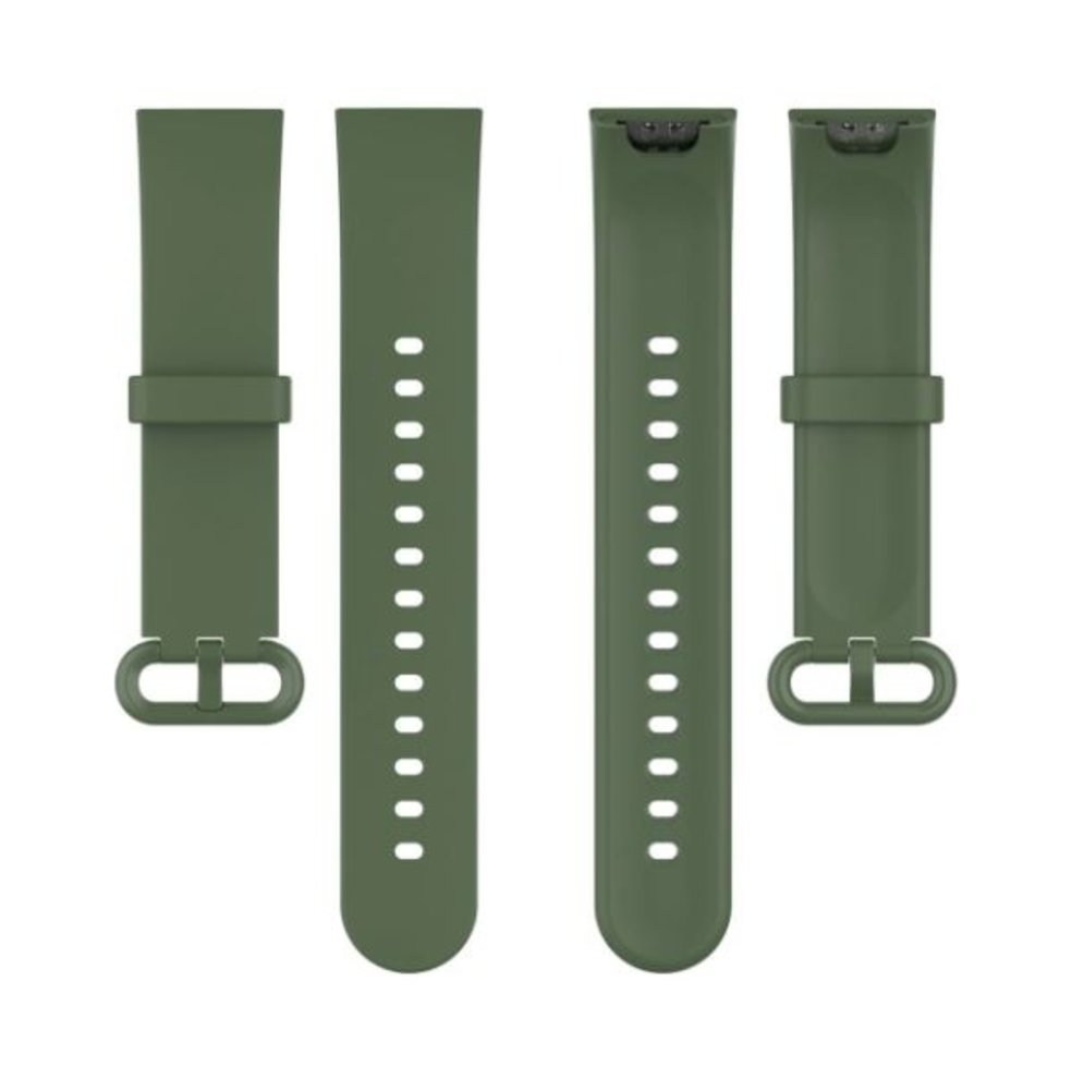 Strap-it® Strap-it Xiaomi Mi Watch Lite siliconen bandje (donkergroen)