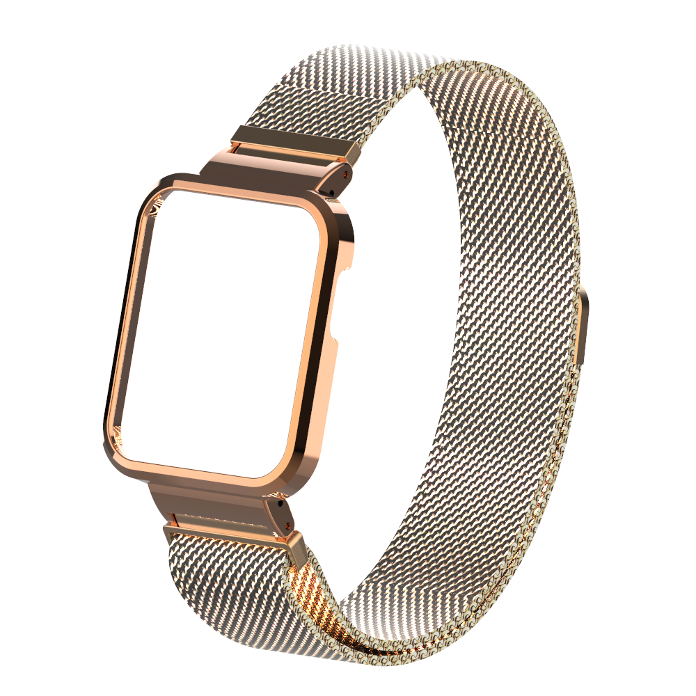 Strap-it® Strap-it Xiaomi Mi Watch Lite Milanese band (rosé goud) Strap-it® Strap-it Xiaomi Mi Watch Lite Milanese band (rosé goud)