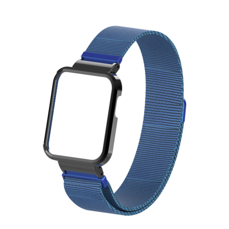 Strap-it® Strap-it Xiaomi Mi Watch Lite Milanese band (blauw)