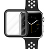 Strap-it® Strap-it Apple Watch sport band + TPU case (zwart/grijs) Strap-it® Strap-it Apple Watch sport band + TPU case (zwart/grijs)