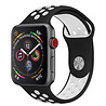 Strap-it® Strap-it Apple Watch sport band + TPU case (zwart/wit) Strap-it® Strap-it Apple Watch sport band + TPU case (zwart/wit)