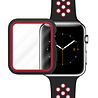 Strap-it® Strap-it Apple Watch sport band + TPU case (zwart/rood) Strap-it® Strap-it Apple Watch sport band + TPU case (zwart/rood)