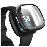 Strap-it® Fitbit Sense TPU / silicone case (zwart)