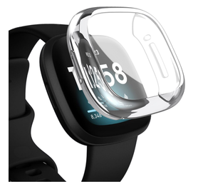 Strap-it® Fitbit Sense TPU /  silicone case (transparant)