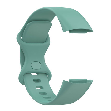 Strap-it® Strap-it Fitbit Charge 5 siliconen bandje (dennengroen)