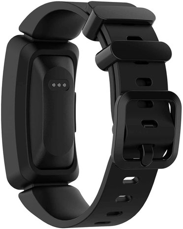 Strap-it® Strap-it Fitbit Ace 2 siliconen bandje (zwart)