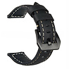 Strap-it® Strap-it Huawei Watch GT leren bandje (zwart) Strap-it® Strap-it Huawei Watch GT leren bandje (zwart)