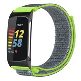 Strap-it® Fitbit Charge 5 nylon bandje (flash)
