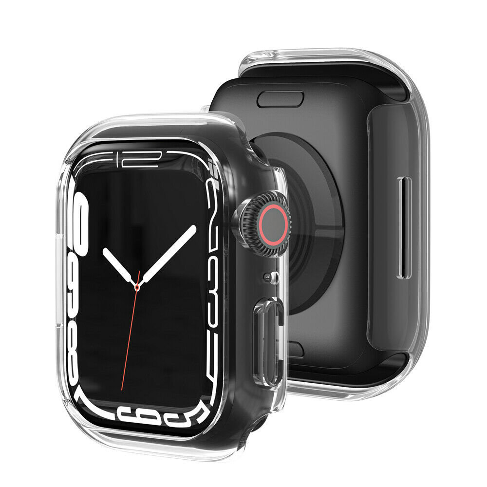 Strap-it® Strap-it Apple Watch 7/8/9 PC hard case 45mm (transparant)