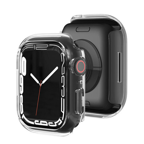 Strap-it® Strap-it Apple Watch 7/8/9 PC hard case 45mm (transparant)