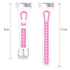 Strap-it® Strap-it Fitbit Charge 5 sport gesp band (wit/roze) Strap-it® Strap-it Fitbit Charge 5 sport gesp band (wit/roze)