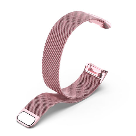 Strap-it® Strap-it Fitbit Charge 5 Milanese band (rosé pink)