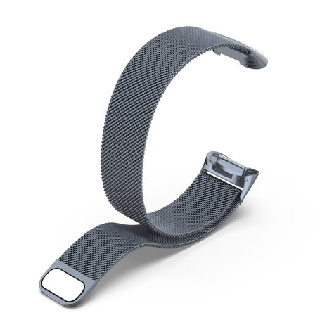 Strap-it® Strap-it Fitbit Charge 5 Milanese band (space grey) Strap-it® Strap-it Fitbit Charge 5 Milanese band (space grey)