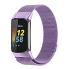 Strap-it® Strap-it Fitbit Charge 5 Milanese band (lichtpaars)