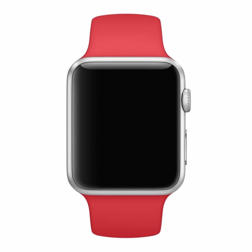 Strap-it® Strap-it Apple Watch SE silicone band (rood)
