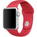 Strap-it® Apple Watch SE silicone band (rood)