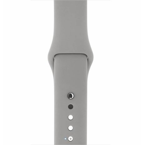 Strap-it® Strap-it Apple Watch SE silicone band (grijs)