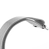 Strap-it® Strap-it Apple Watch SE Milanese band (zilver) Strap-it® Strap-it Apple Watch SE Milanese band (zilver)