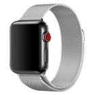 Strap-it® Strap-it Apple Watch SE Milanese band (zilver)