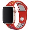 Strap-it® Strap-it Apple Watch SE sport band (rood/kleurrijk) Strap-it® Strap-it Apple Watch SE sport band (rood/kleurrijk)
