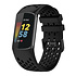 Fitbit Charge 5 siliconen bandje met gaatjes (zwart)