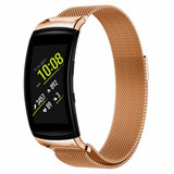 Strap-it® Samsung Gear Fit 2 / Gear Fit 2 Pro Milanese band (rosé goud)
