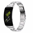 Strap-it® Strap-it Samsung Gear Fit 2 / Gear Fit 2 Pro stalen band (zilver)