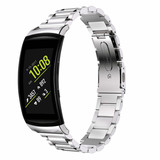 Strap-it® Samsung Gear Fit 2 / Gear Fit 2 Pro stalen band (zilver)