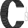 Strap-it® Strap-it Fitbit Sense stalen band (zwart) Strap-it® Strap-it Fitbit Sense stalen band (zwart)
