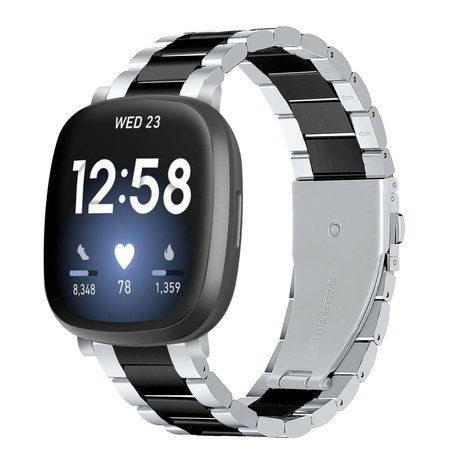 Stainless steel fitbit hotsell