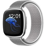 Strap-it® Fitbit Sense nylon bandje (zeeschelp)