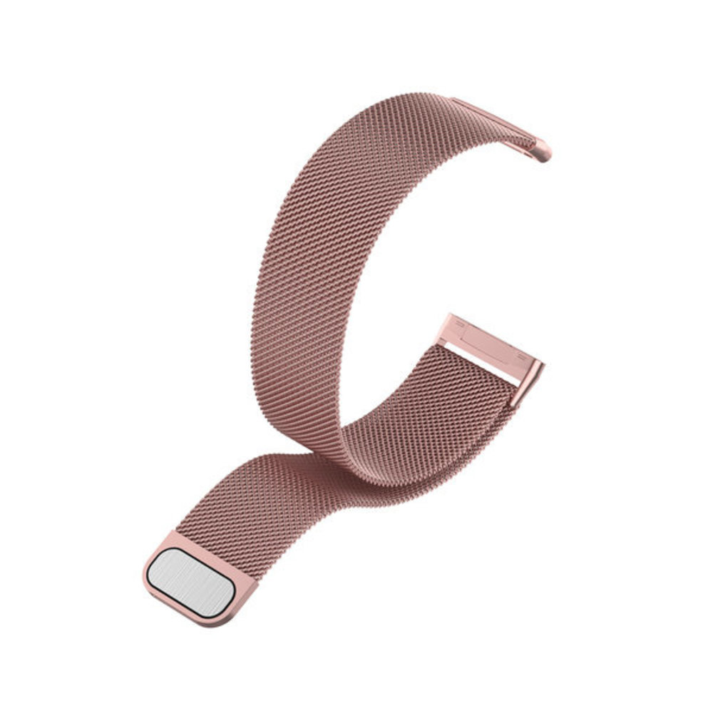 Strap-it® Strap-it Fitbit Versa 3 Milanese band (roze)