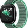 Strap-it® Strap-it Fitbit Versa 3 nylon band (mint groen) Strap-it® Strap-it Fitbit Versa 3 nylon band (mint groen)