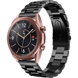 Strap-it® Samsung Galaxy Watch 3 stalen band 41mm (zwart)
