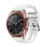 Strap-it® Samsung Galaxy Watch 3 41mm siliconen bandje (wit)