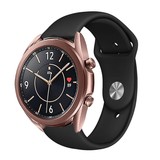 Strap-it® Samsung Galaxy Watch 3 sport bandje 41mm (zwart)