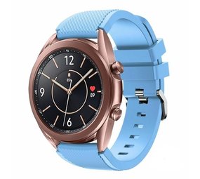 Strap-it® Samsung Galaxy Watch 3 41mm siliconen bandje (zandblauw)