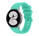 Strap-it® Strap-it Samsung Galaxy Watch 4 - 40mm siliconen band (aqua)