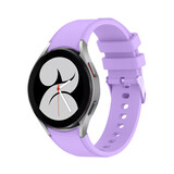 Strap-it® Samsung Galaxy Watch 4 - 40mm siliconen band (lila)