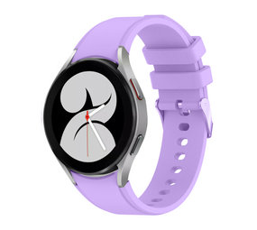 Strap-it® Samsung Galaxy Watch 4 - 40mm siliconen band (lila)