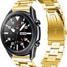 Strap-it® Strap-it Samsung Galaxy Watch 3 stalen band 45mm (goud) Strap-it® Strap-it Samsung Galaxy Watch 3 stalen band 45mm (goud)