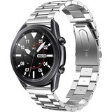 Strap-it® Samsung Galaxy Watch 3 stalen band 45mm (zilver)