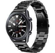 Strap-it® Samsung Galaxy Watch 3 stalen band 45mm (zwart)