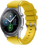 Strap-it® Strap-it Samsung Galaxy Watch 3 45mm siliconen bandje (geel)