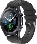 Strap-it® Strap-it Samsung Galaxy Watch 3 45mm siliconen bandje (zwart)