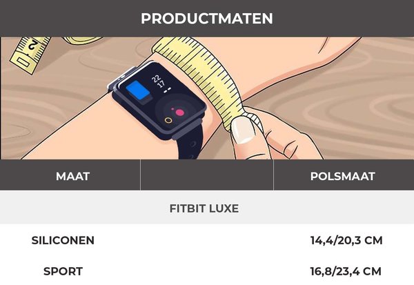 Strap-it® Strap-it Fitbit Luxe siliconen bandje (dennengroen)