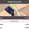 Strap-it® Strap-it Fitbit Luxe sport band (wit/zwart) Strap-it® Strap-it Fitbit Luxe sport band (wit/zwart)