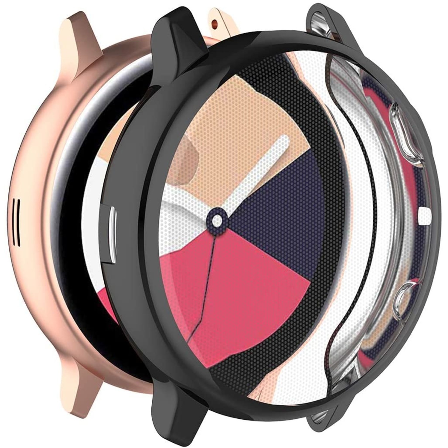 Samsung Galaxy Watch Active 2 40mm TPU case zwart Smartwatchbanden